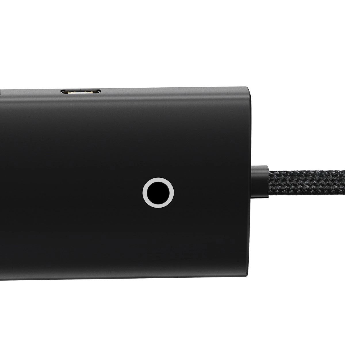 Hub USB Baseus Lite, 4 x USB-A 3.0 - 1 x USB-C, 2m, Schwarz WKQX030201