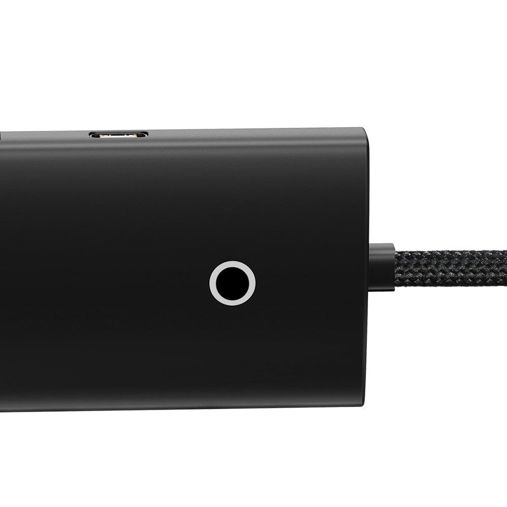 Hub USB Baseus Lite, 4 x USB-A 3.0 - 1 x USB-C, 1m, Nero WKQX030101