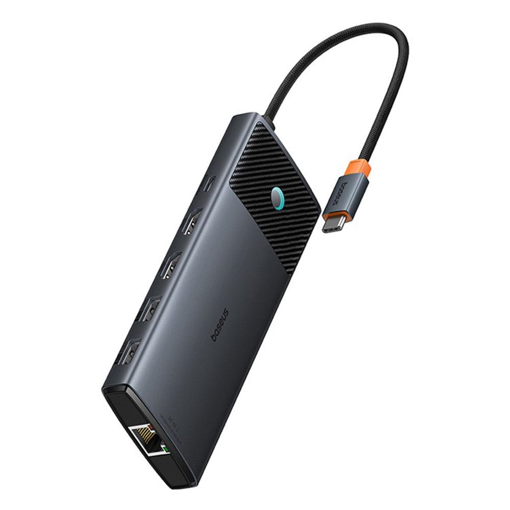 Hub USB-C Baseus Gleam II, 10en1, Noir B0114200