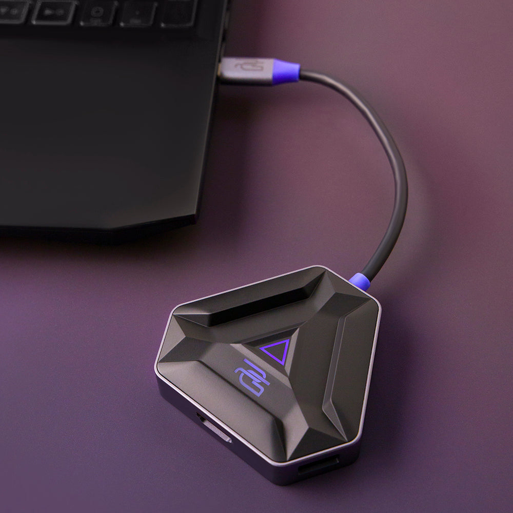 Hub USB-C Proove Spectre, 5in1, Grau HBPG10221205