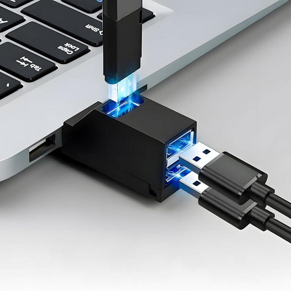 Hub USB-C Techsuit H10 EchoLink, 3in1, Nero