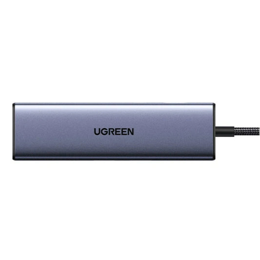 Hub USB-C UGREEN CM511 (75642), 6 en 1, Gris