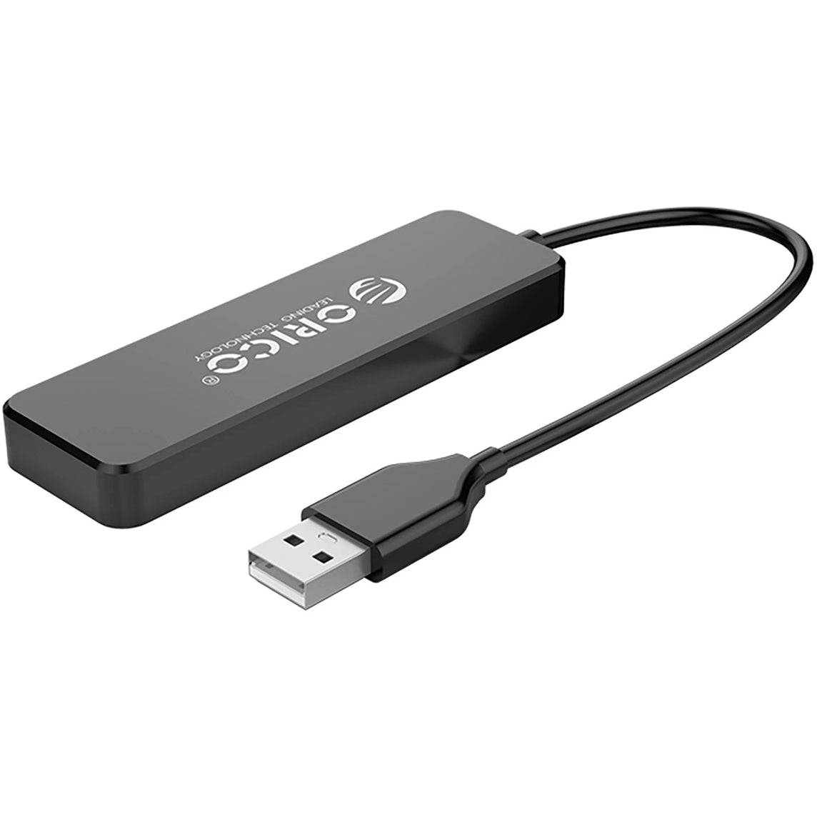 Hub USB Orico FL01, 4 x USB-A, Nero