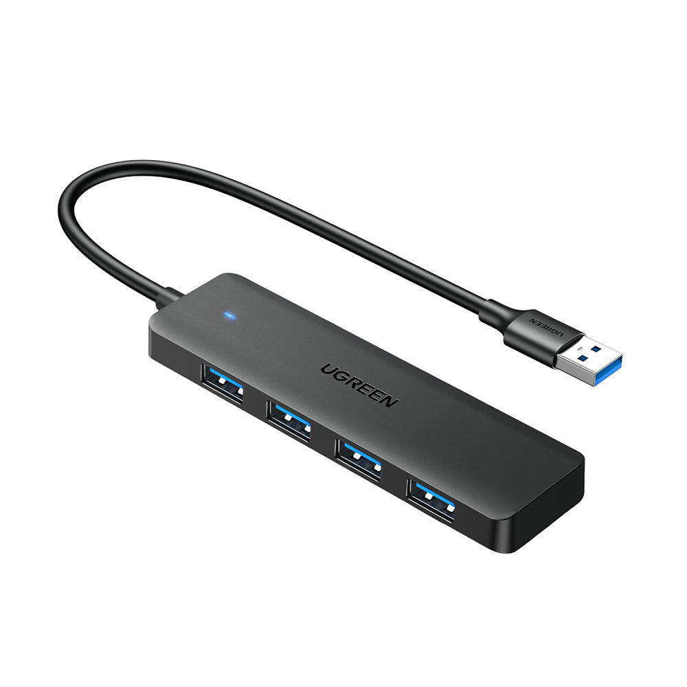 Hub USB UGREEN CM219 (25851), 4 x USB-A 3.0, Nero
