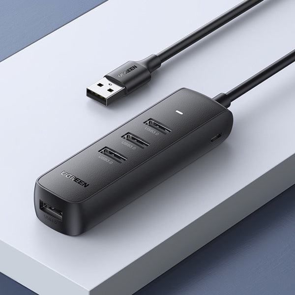 Hub USB UGREEN CM416, 4 x USB-A 3.0, 0.25m, Nero