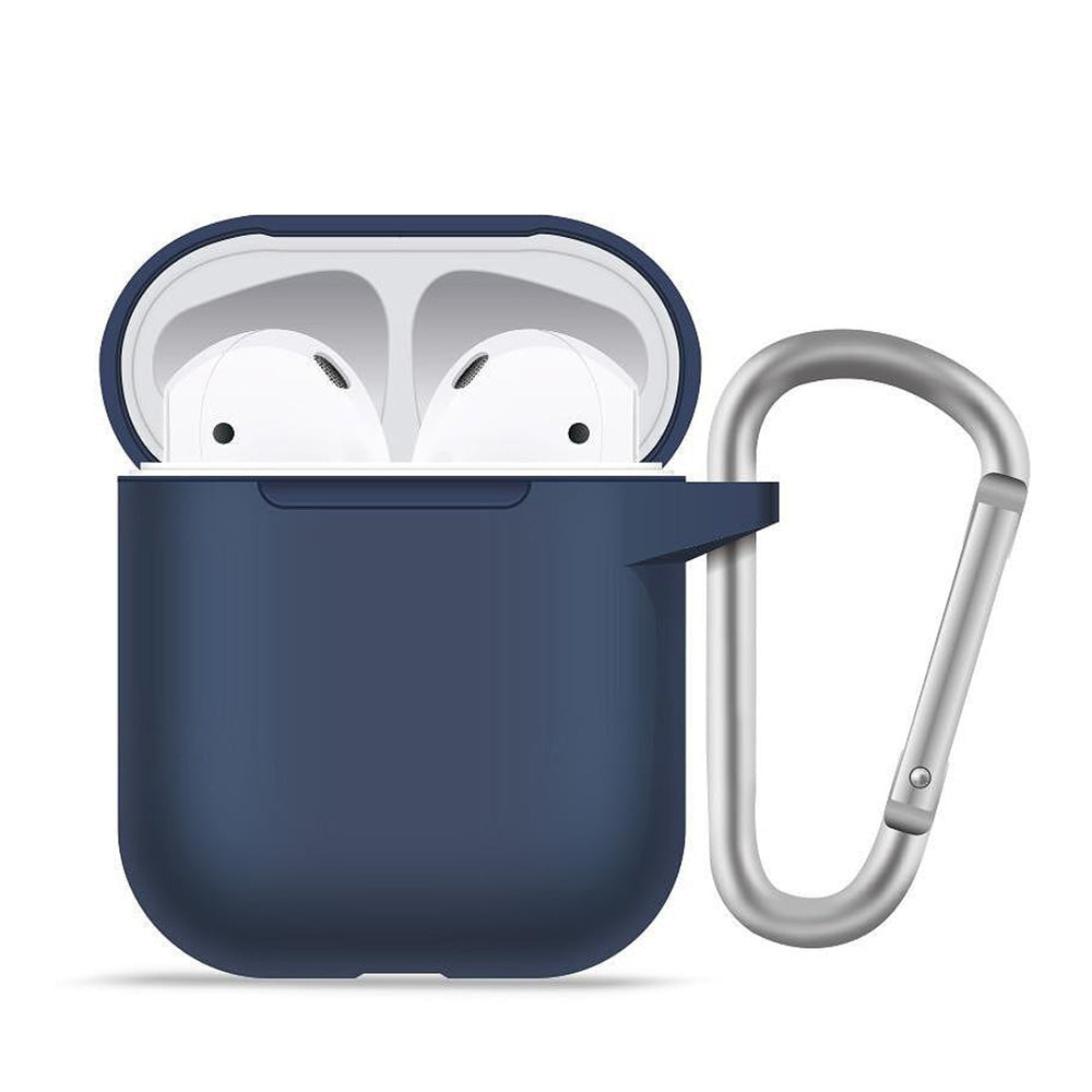 Custodia Blueo Liquid per Apple AirPods Gen 1, Blu Navy