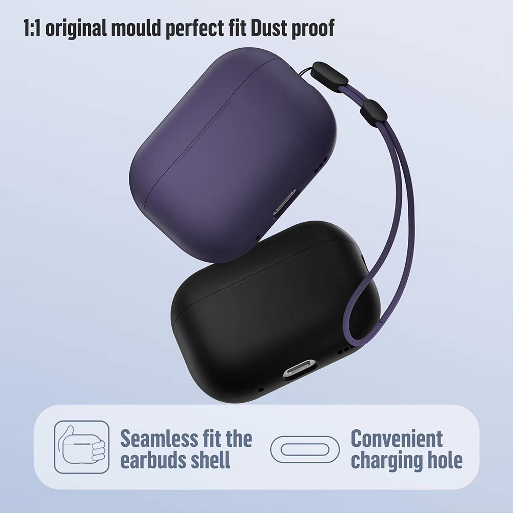Custodia Blueo Liquid per Apple AirPods Pro 2, Blu Navy