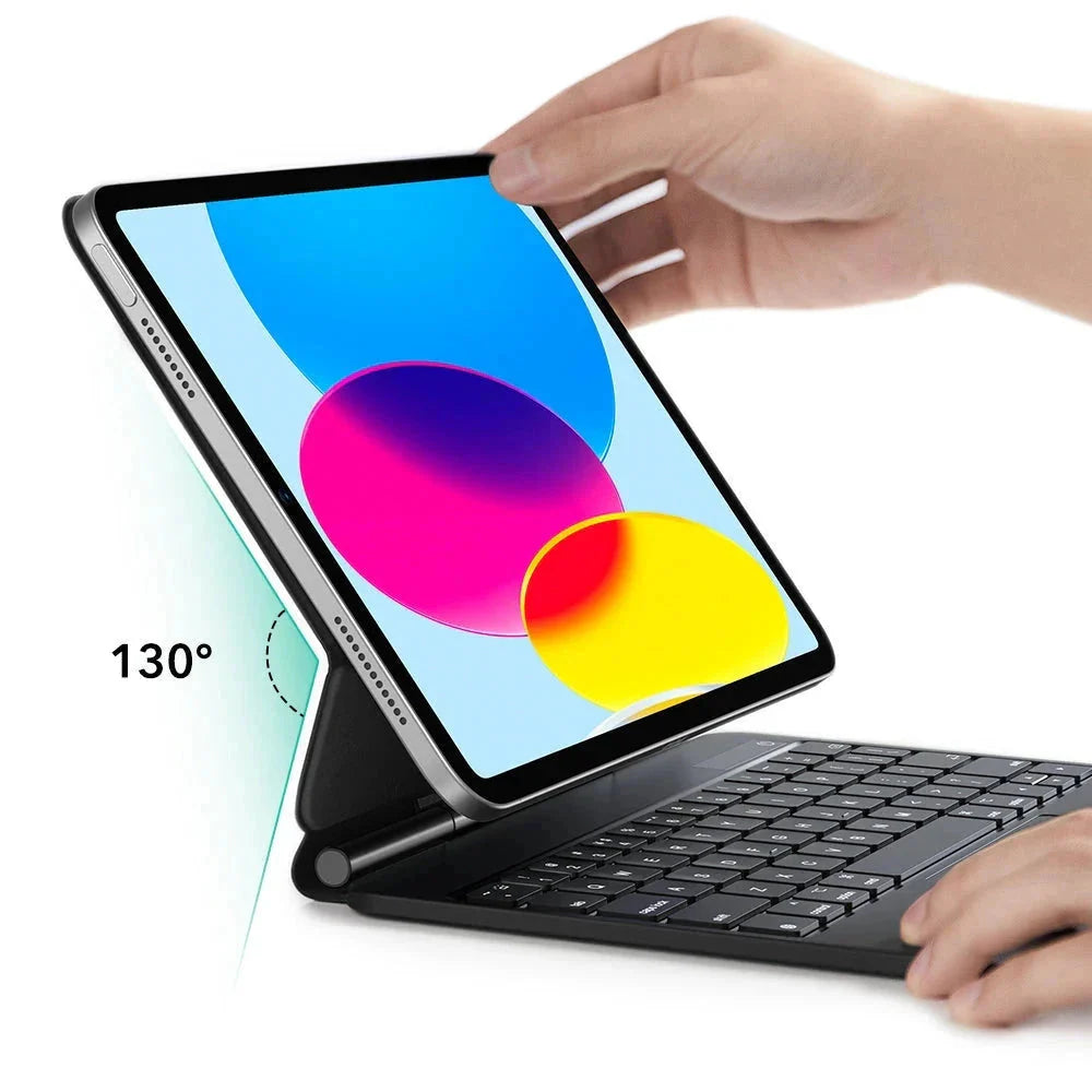 Tastaturhülle für Apple iPad (2025) / (2022), ESR, Rebound, Weiß