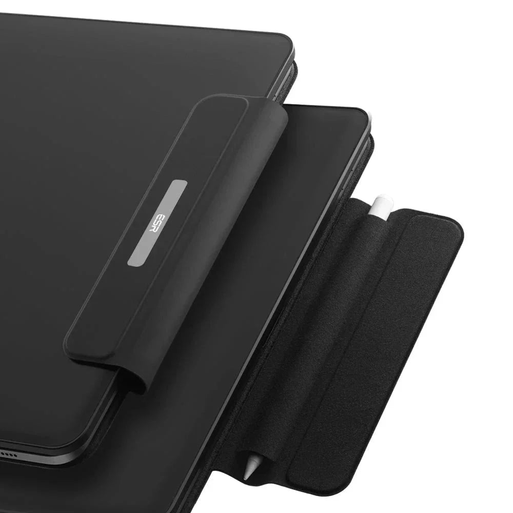 Housse avec clavier pour Apple iPad (2025) / (2022), ESR, Rebound New, Noire