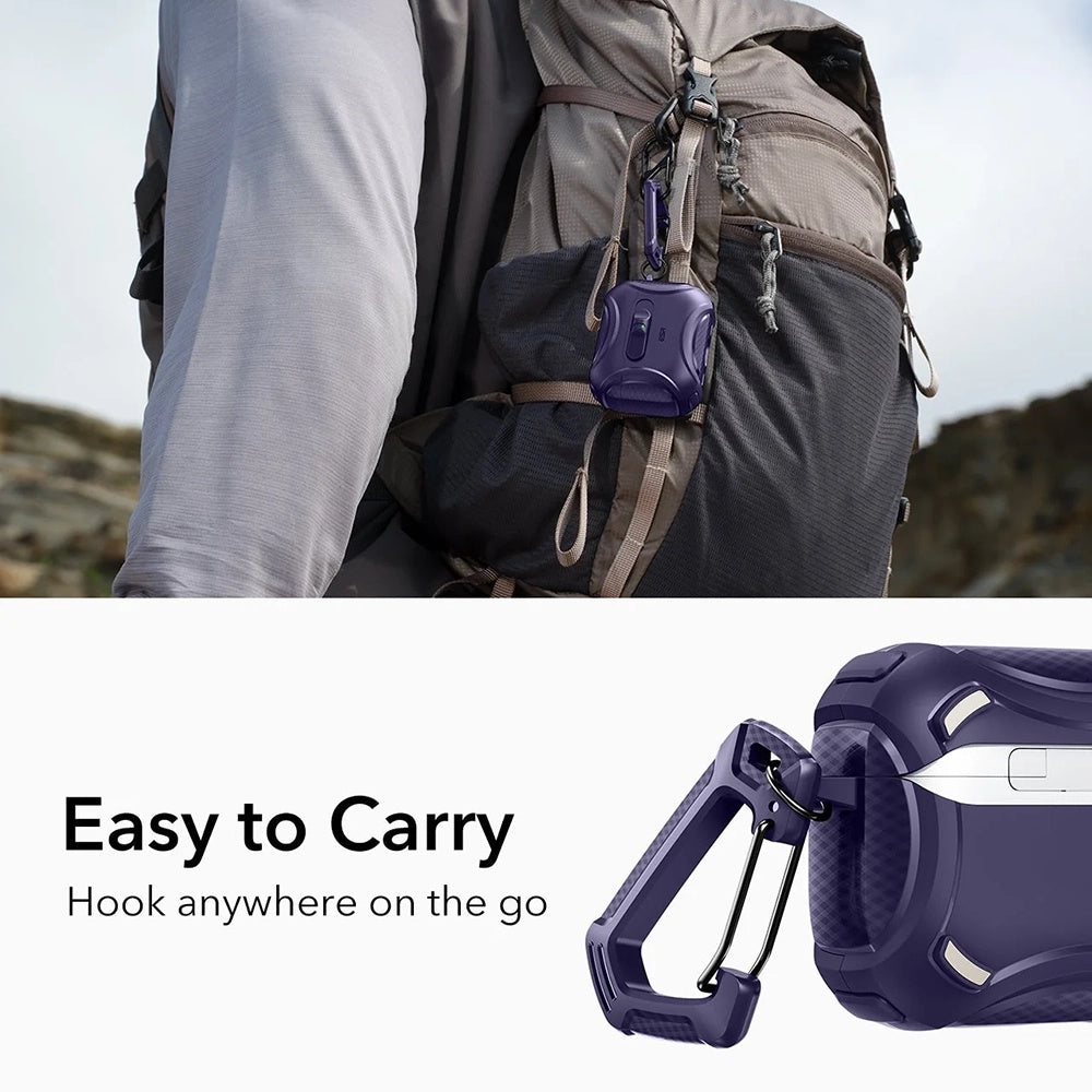 Étui ESR Cyber FlickLock pour Apple AirPods Pro 3, Mauve