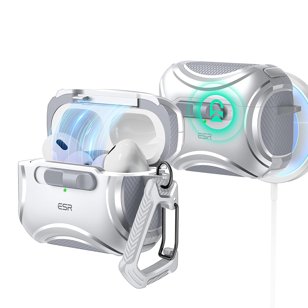 Coque ESR Cyber pour Apple AirPods Pro Series, Gris