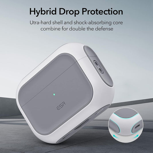Custodia ESR Orbit Hybrid per Apple AirPods Pro Series, Bianca