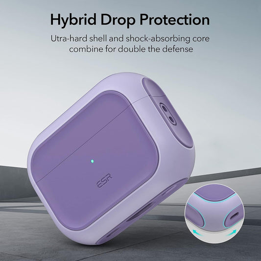 Custodia ESR Orbit Hybrid per Apple AirPods Pro Series, Viola