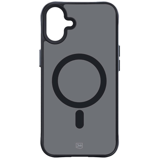 MagSafe Tasche für Apple iPhone 16 Plus, 3MK, Smoke MagCase, Schwarz