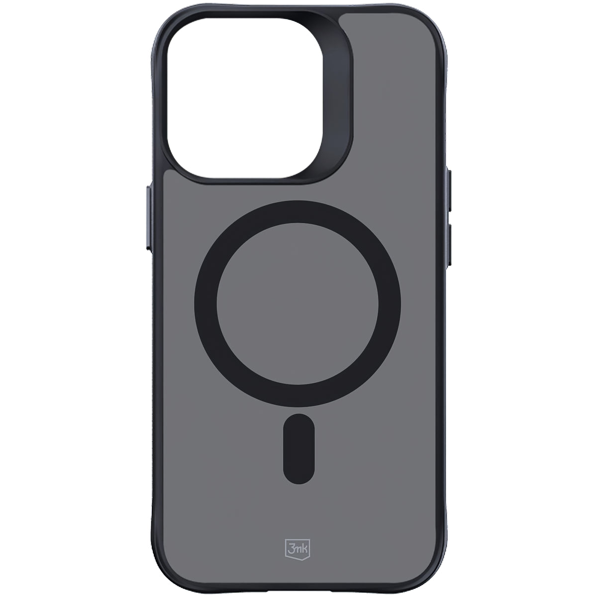 Custodia MagSafe per Apple iPhone 15 Pro Max, 3MK, Smoke MagCase, nero