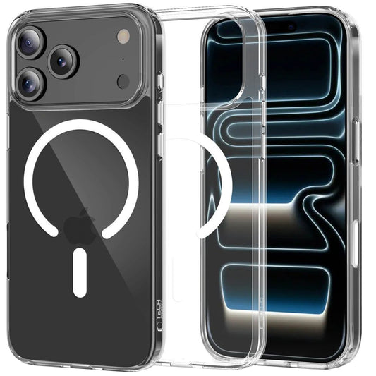 Étui MagSafe pour Apple iPhone 17 Pro, Tech-Protect, Flexair Hybrid CC, Transparent