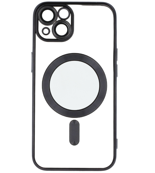 Coque MagSafe pour Apple iPhone 18 Pro / 17 Pro, OEM, Color Chrome Mag, Noire