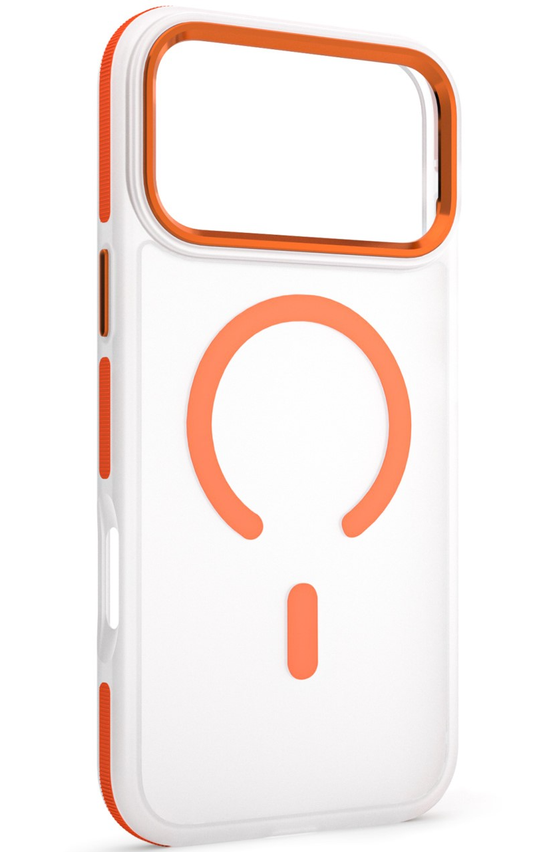 Coque MagSafe pour Apple iPhone 18 Pro / 17 Pro, Etteri, Icy Mag, Orange