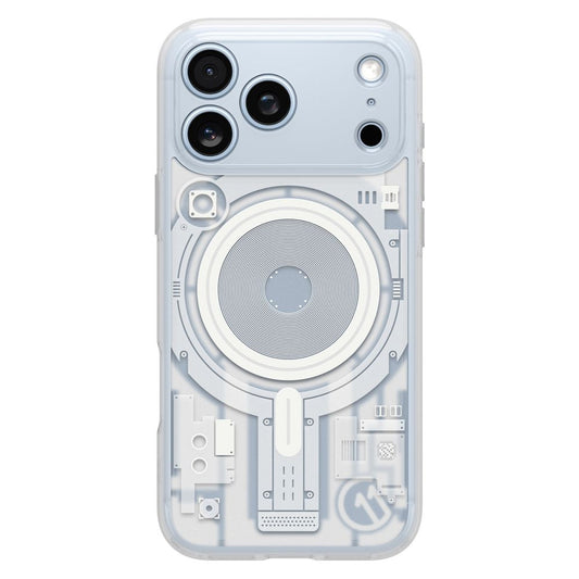 Coque MagSafe pour Apple iPhone 18 Pro Max / 17 Pro Max, Spigen, C11 Ultra Hybrid MagFit Element, blanche ACS12307