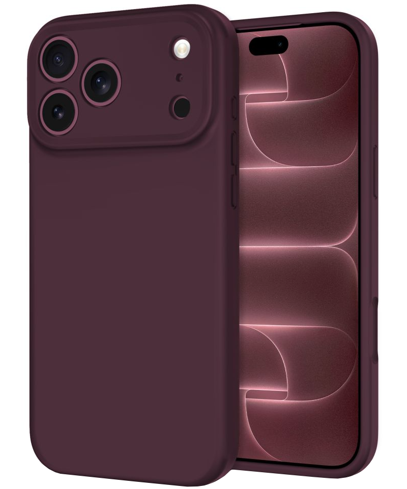 Custodia MagSafe per Apple iPhone 18 Pro Max / 17 Pro Max, Tech-Protect, silicone, color vinaccia