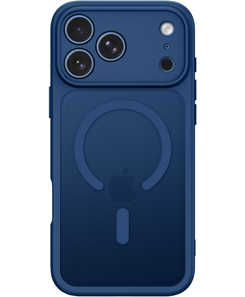 MagSafe-Hülle für Apple iPhone 18 Pro / 17 Pro, Tech-Protect, BasicMag, Mattes Marineblau