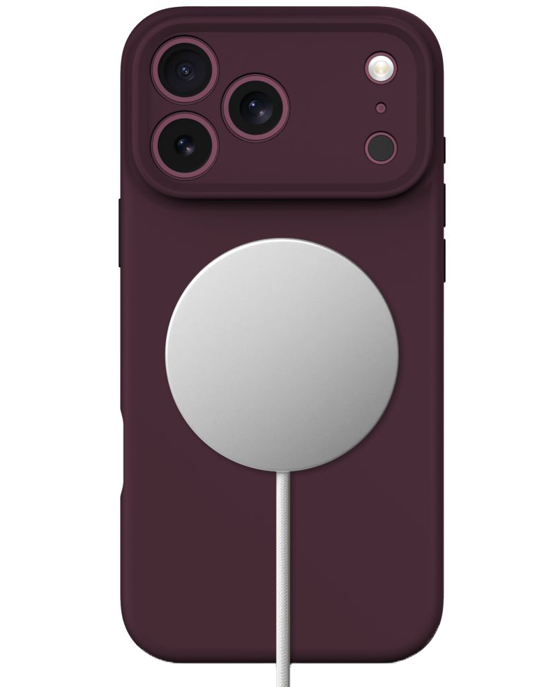 Custodia MagSafe per Apple iPhone 18 Pro Max / 17 Pro Max, Tech-Protect, silicone, color vinaccia