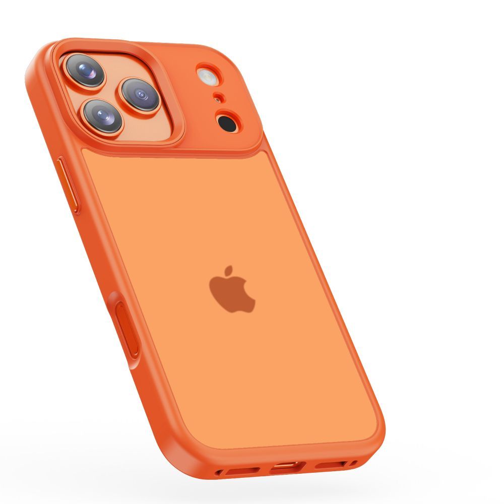 Custodia per Apple iPhone 17 Pro, Tech-Protect, Magmat, Arancione Opaco