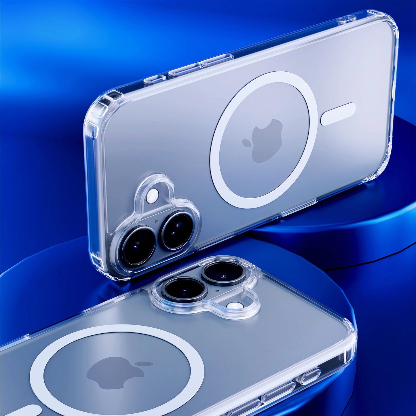 Custodia MagSafe per Apple iPhone 16 Plus, 3MK, MagCase, MagCase, Trasparente