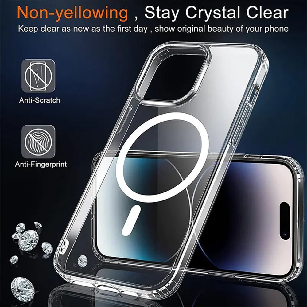 Coque MagSafe pour Apple iPhone 13 Pro, Techsuit, Pro, Noire