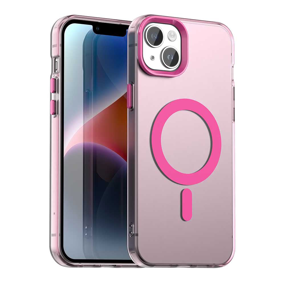 Custodia MagSafe per Apple iPhone 13, Techsuit, CandyCase, Rosa