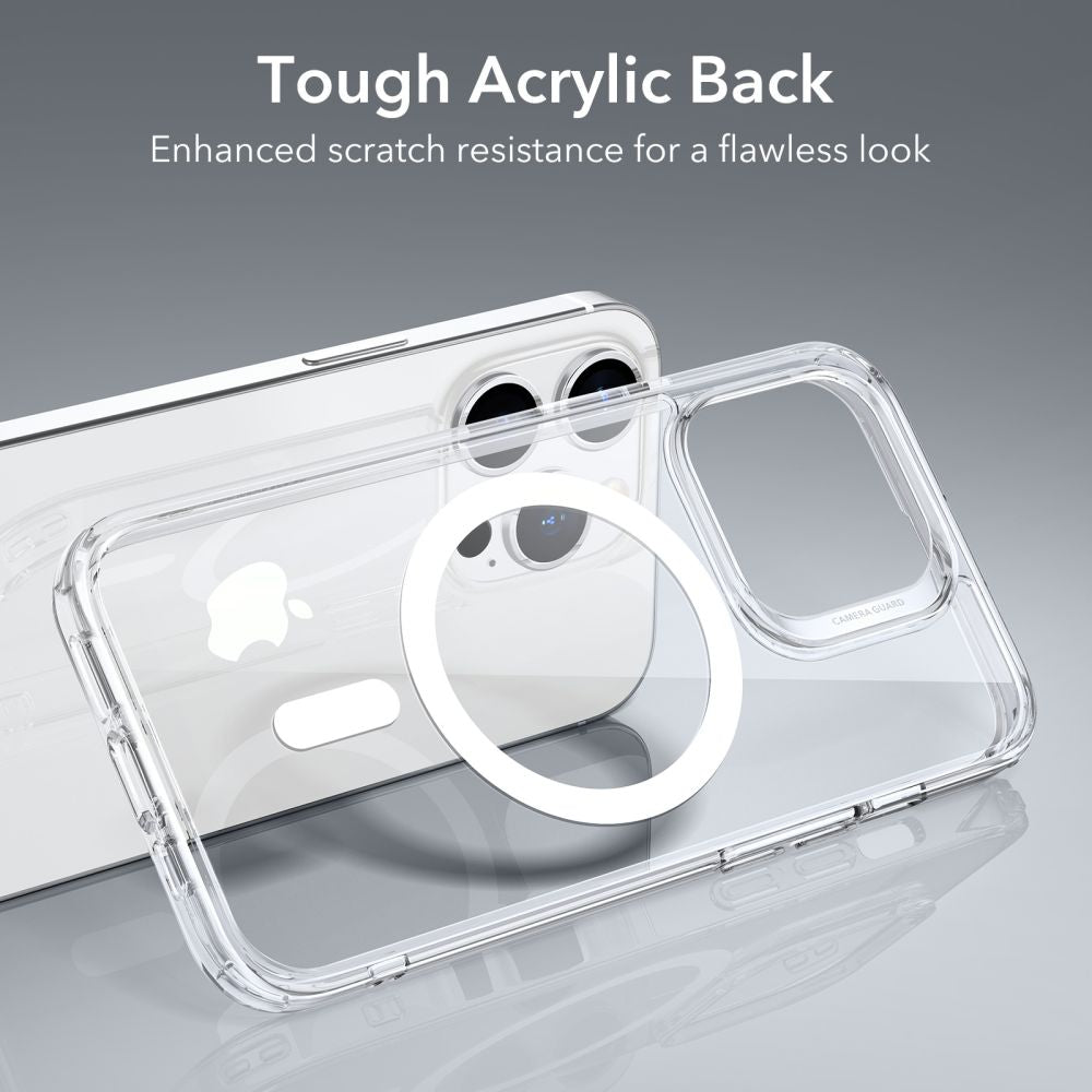 MagSafe Hülle für Apple iPhone 14 Pro, ESR, Classic Hybrid, Transparent