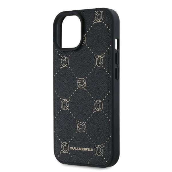 Custodia MagSafe per Apple iPhone 15, Karl Lagerfeld, Karl's Head, Nera