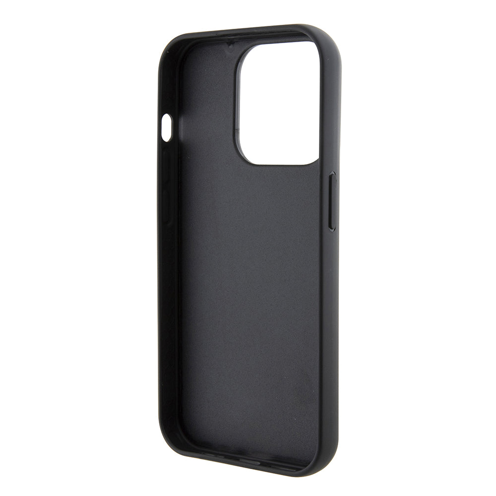 Custodia MagSafe per Apple iPhone 15 Pro, Karl Lagerfeld, Saffiano Gripstand Choupette, Nera