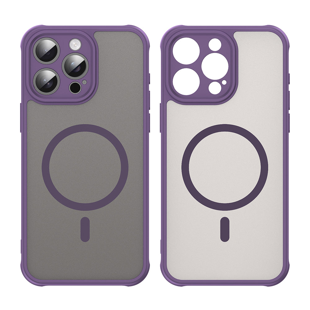 Coque MagSafe pour Apple iPhone 15 Pro, Techsuit, HaloFrost II, Violet