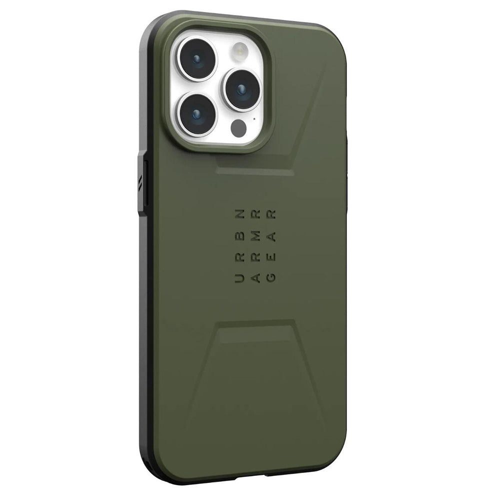 MagSafe-Hülle für Apple iPhone 15 Pro, Urban Armor Gear, Civilian, Grün