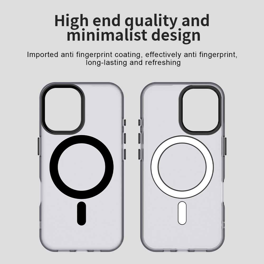 Custodia MagSafe per Apple iPhone 16 Plus, Techsuit, CandyCase, Nera