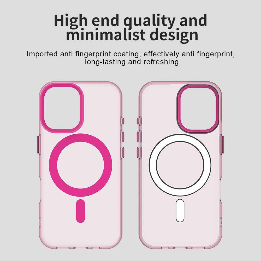 Coque MagSafe pour Apple iPhone 16 Plus, Techsuit, CandyCase, rose