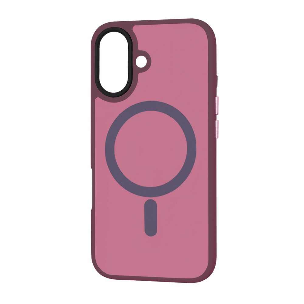 Custodia MagSafe per Apple iPhone 16 Plus, Techsuit, HaloFrost, Vinaccia