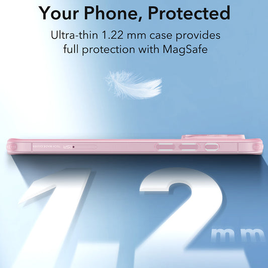 Custodia MagSafe per Apple iPhone 16 Pro, ESR, Zero, Rosa Satinato