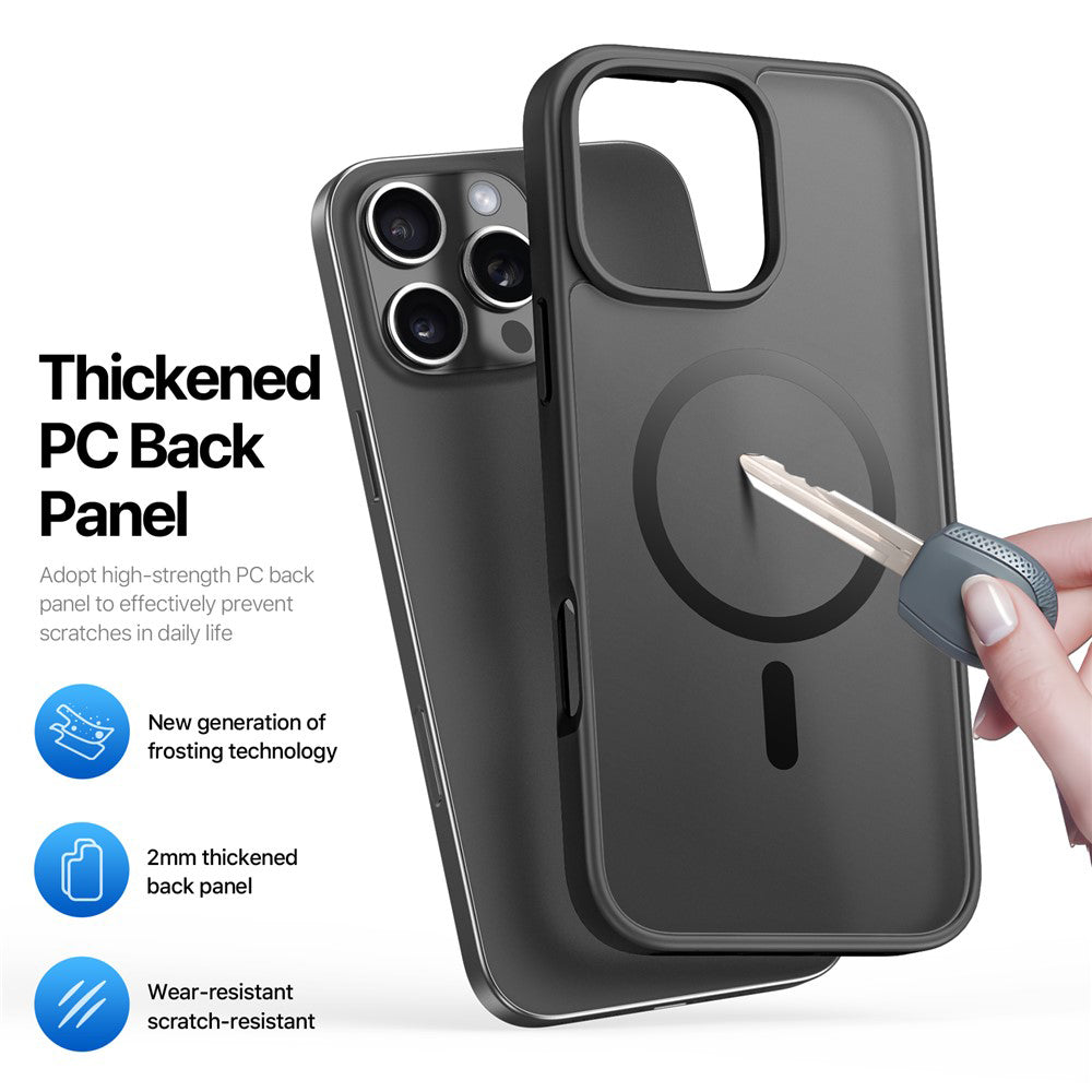 Cover MagSafe per Apple iPhone 16 Pro Max, DUX DUCIS, Yind, nera