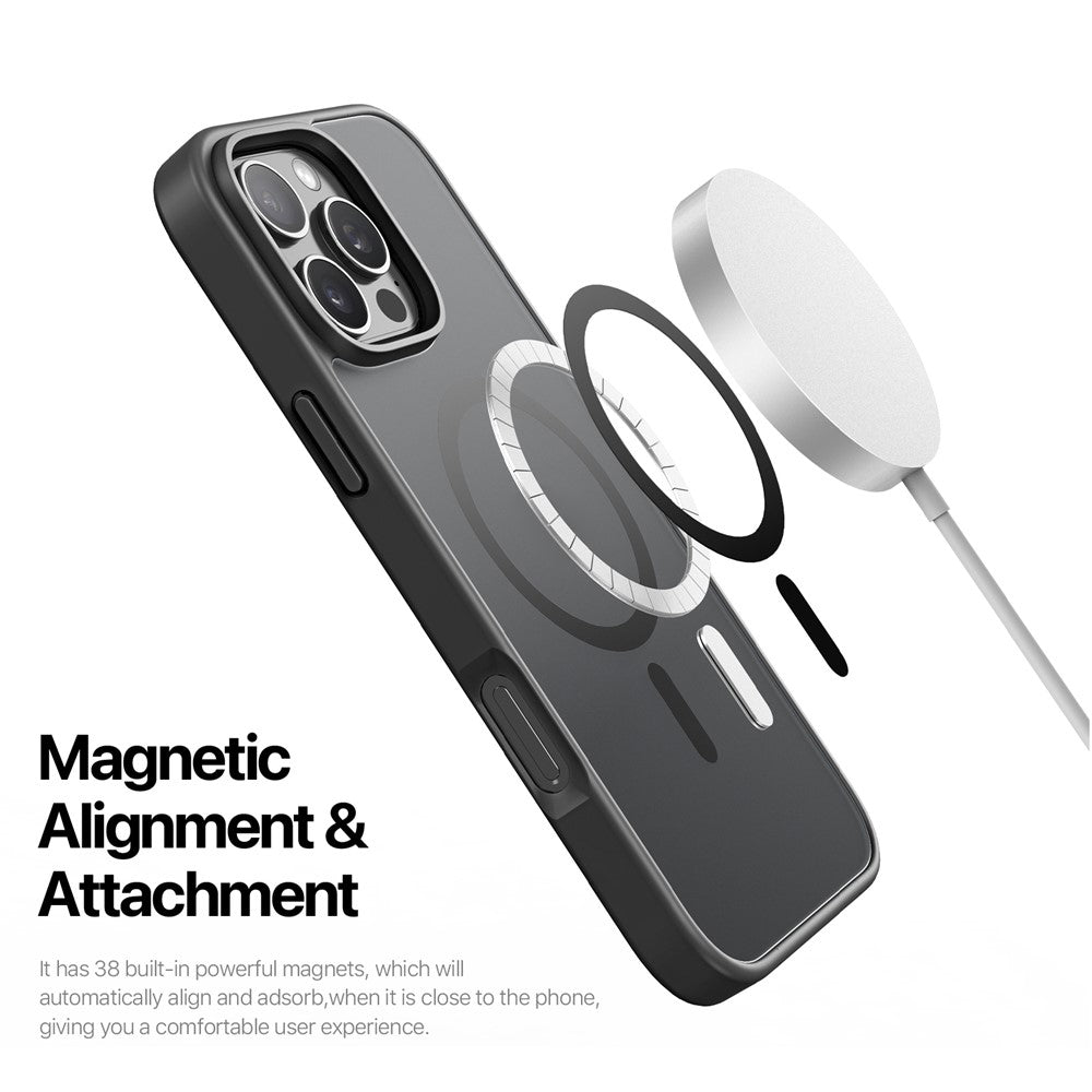 Cover MagSafe per Apple iPhone 16 Pro Max, DUX DUCIS, Yind, nera