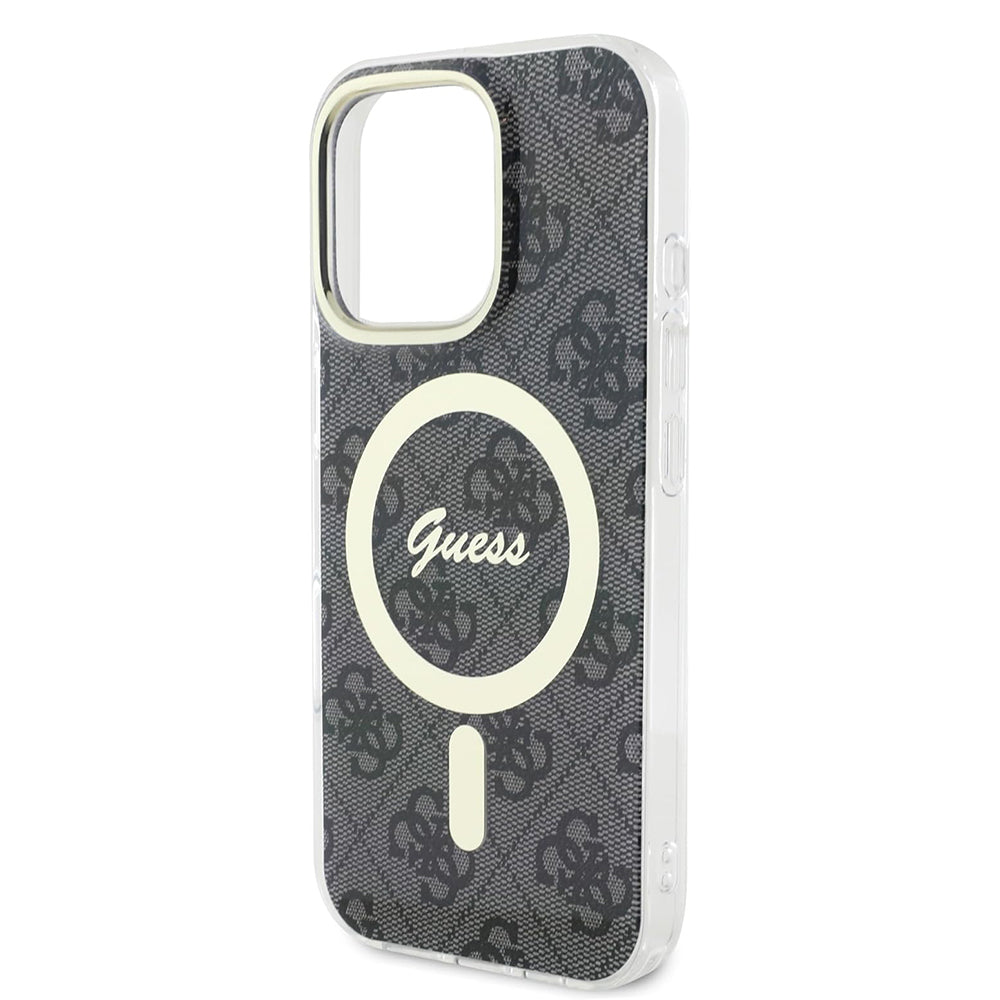 Étui MagSafe pour Apple iPhone 16 Pro Max, Guess, IML 4G, Noir
