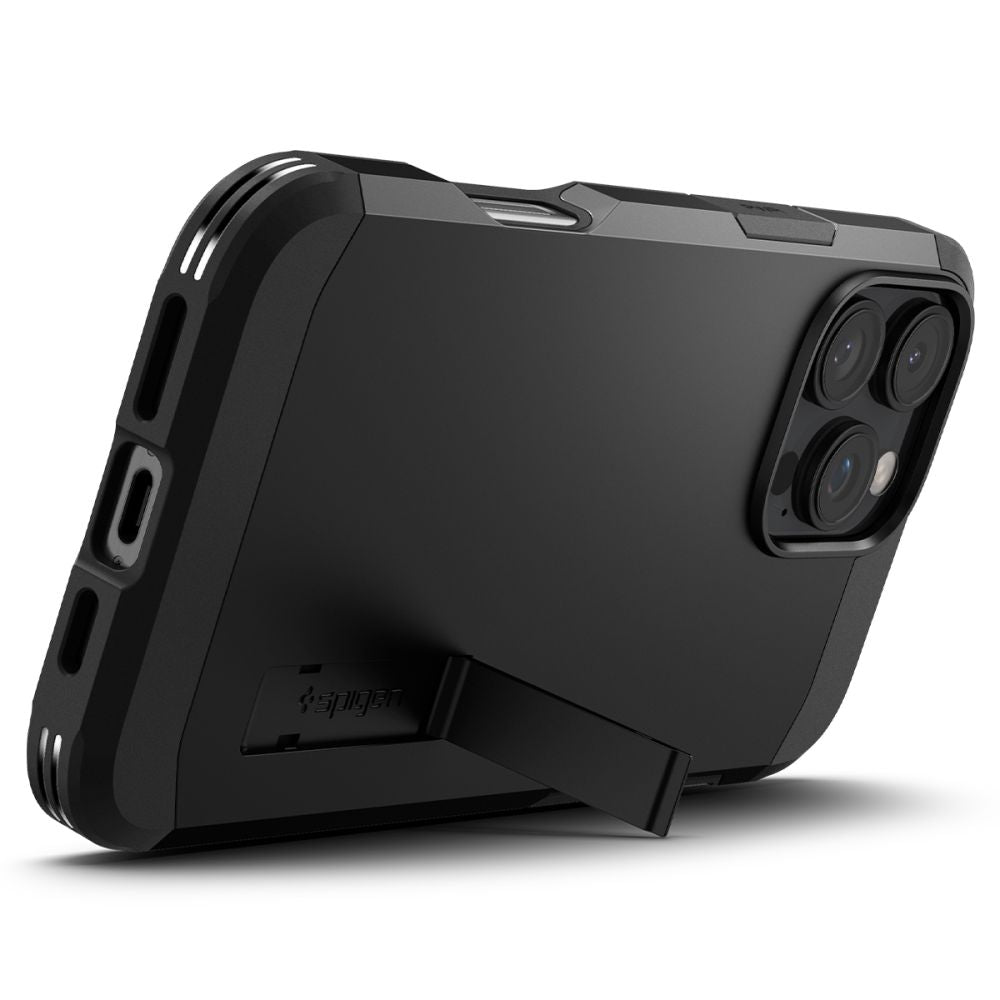 Custodia MagSafe per Apple iPhone 16 Pro Max, Spigen, Tough Armor, Nera