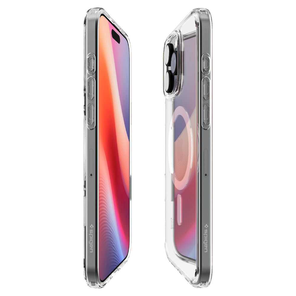 Coque MagSafe pour Apple iPhone 16 Pro Max, Spigen, Ultra Hybrid T, Blanche ACS08505