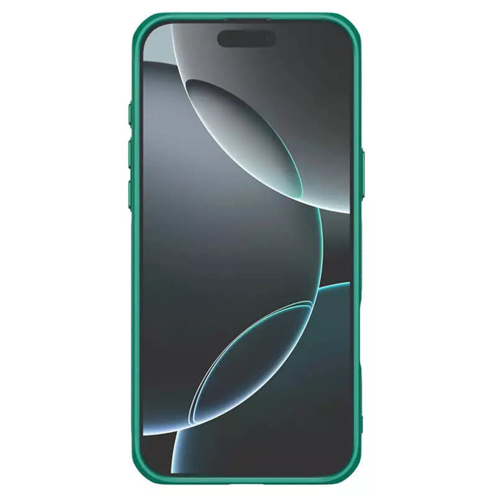 Custodia MagSafe per Apple iPhone 16 Pro, Nillkin, Iceblade Prop con ritaglio per fotocamera, Verde