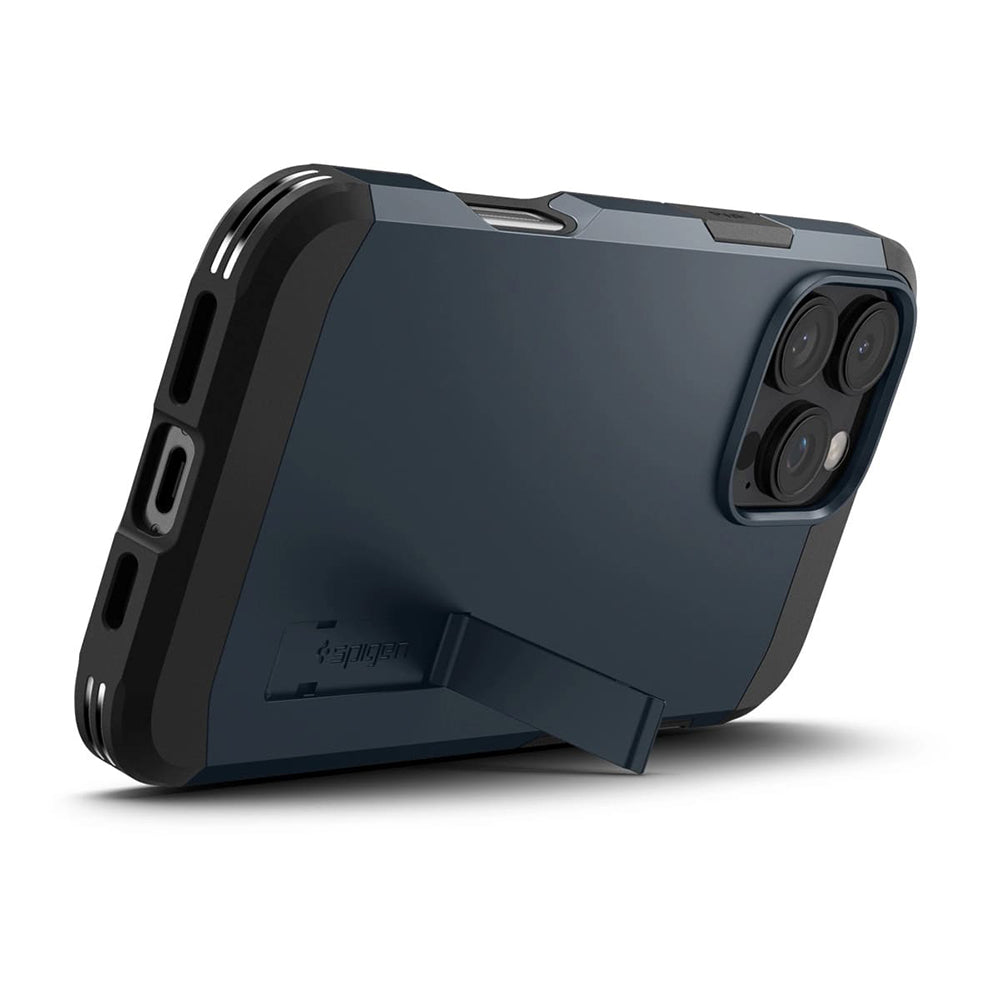 Coque MagSafe pour Apple iPhone 16 Pro, Spigen, Tough Armor, Bleue ACS08147