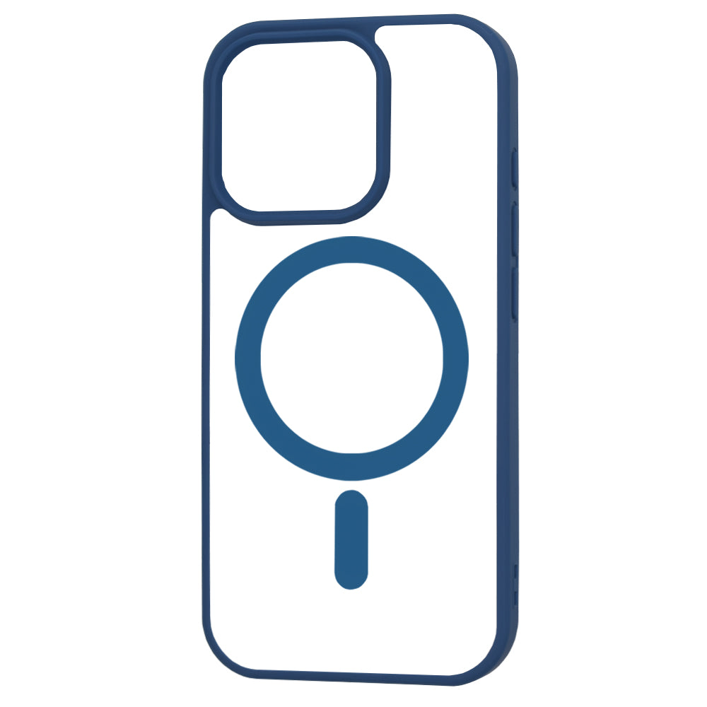 Custodia MagSafe per Apple iPhone 16 Pro, Techsuit, Pro, Blu