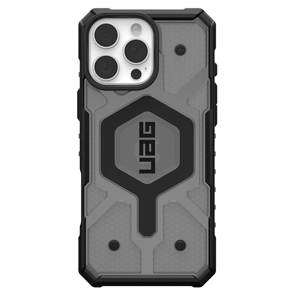 Custodia MagSafe per Apple iPhone 16 Pro, Urban Armor Gear, Pathfinder Clear, Grigio