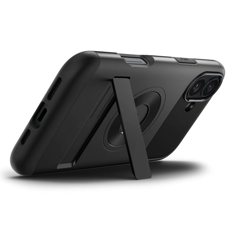 Custodia MagSafe per Apple iPhone 16, Spigen, Slim Armor, Nera