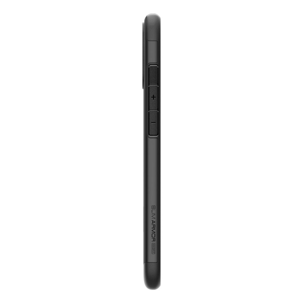 Custodia MagSafe per Apple iPhone 16, Spigen, Slim Armor, Nera